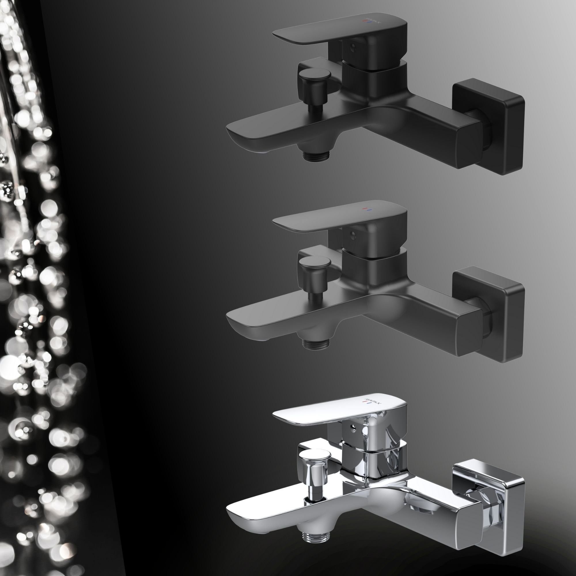 Bateria wannowa QANIX - 3 KOLORY